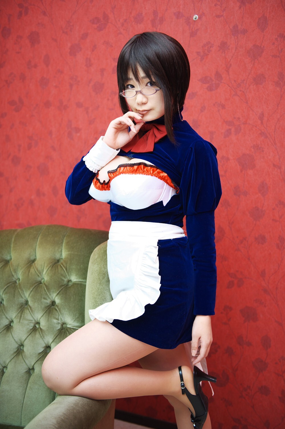 [Cosplay] 2013.03.28 Sexy Maid - Big Tits 1